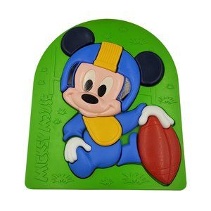 Baby Mickey Mouse Football 3D Puzzle Vintage 1980s